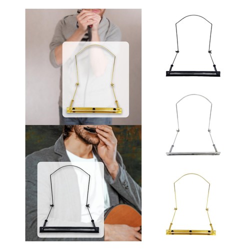 Holes harmonica holder harp - holder,