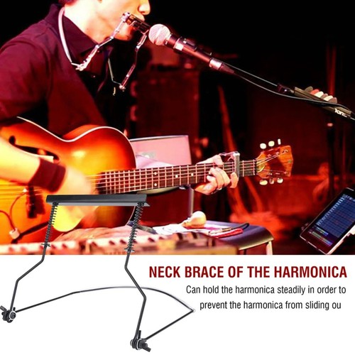 Harmonica neck rack adjustable - neck,