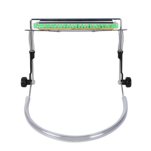 Silver harmonica holder stand - holder,