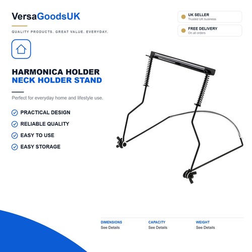 Harmonica holder neck - neck,